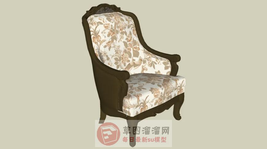 扶手椅家具SU模型