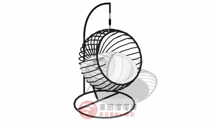 吊椅座椅家具SU模型