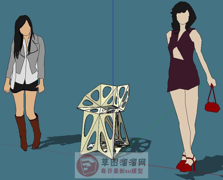 创意椅子家具SU模型