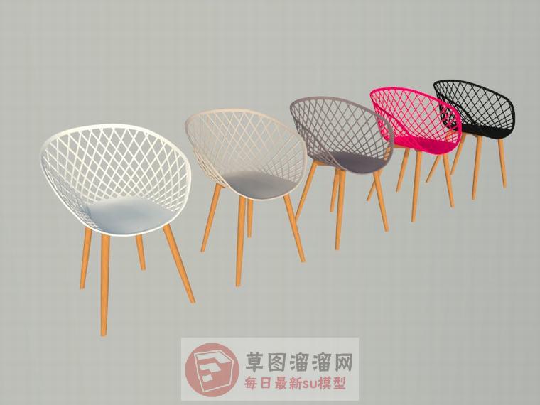 椅子扶手椅SU模型