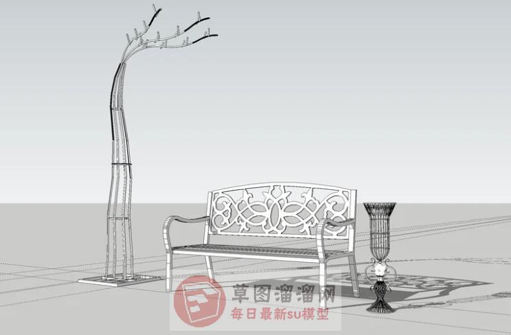 椅子座椅坐凳SU模型