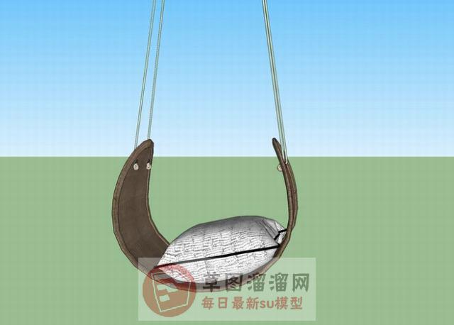 吊椅座椅SU模型