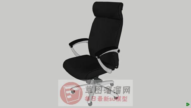 旋转椅电脑椅办公椅SU模型