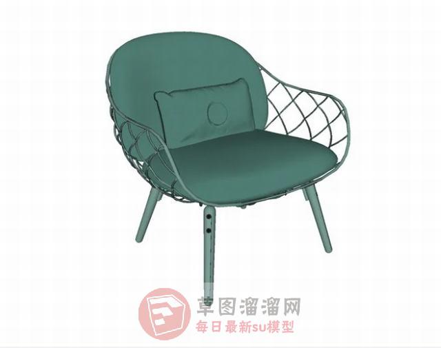 扶手椅椅子家具SU模型