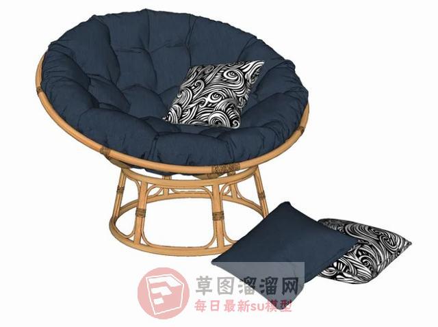欧式休闲凳子SU模型