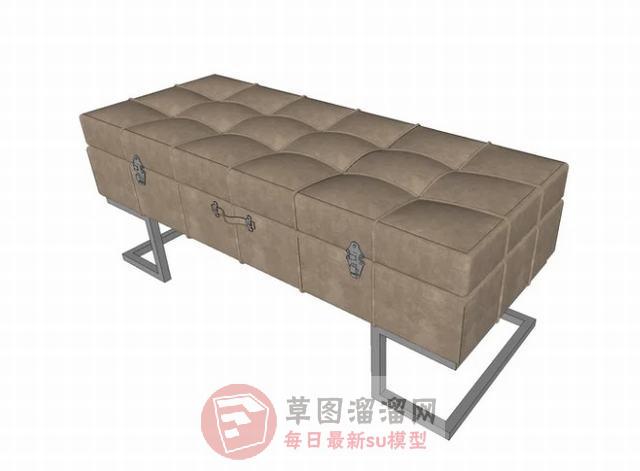 换鞋凳坐凳家具SU模型