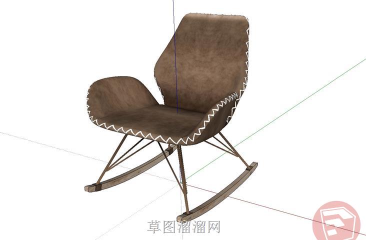 扶手椅椅子座椅SU模型