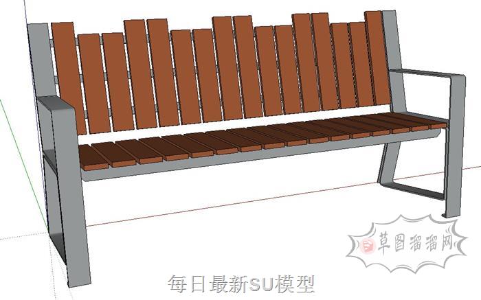 长椅长凳SU模型
