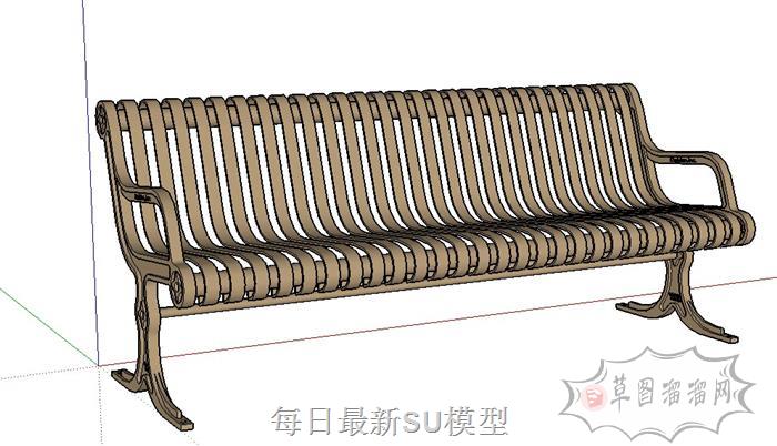 长椅长凳SU模型