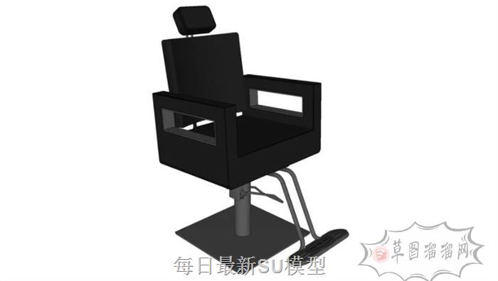 理发椅发廊椅SU模型
