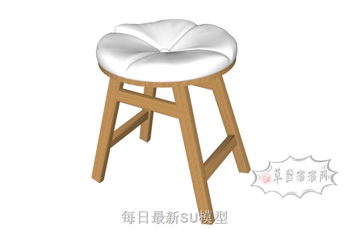 坐凳凳子SU模型