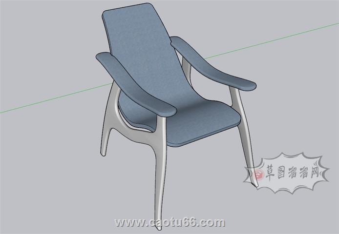 扶手椅椅子SU模型