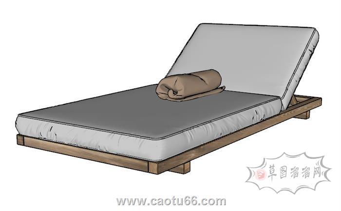 躺椅SU模型