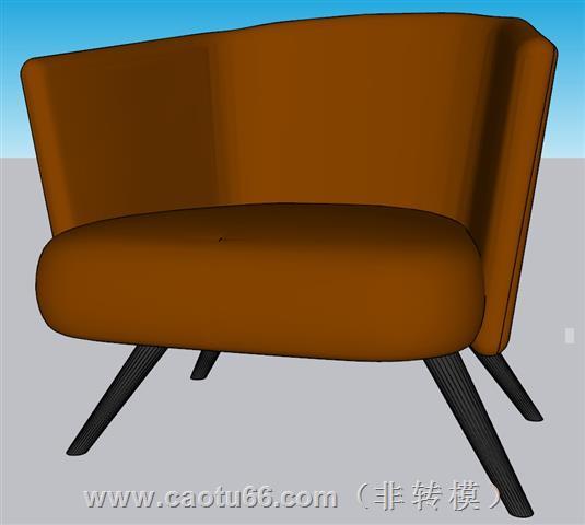 椅子扶手椅SU模型