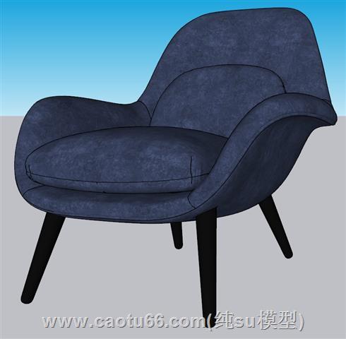 椅子扶手椅SU模型