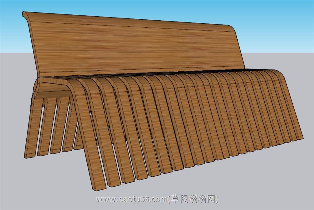 长椅长凳SU模型