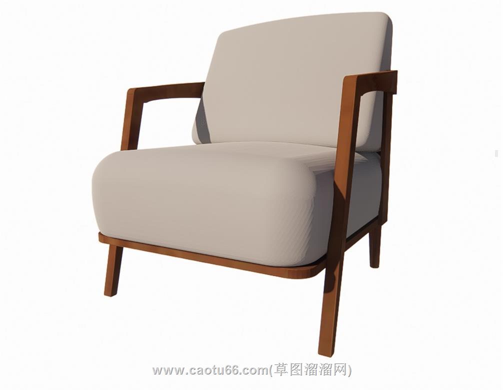扶手椅子SU模型
