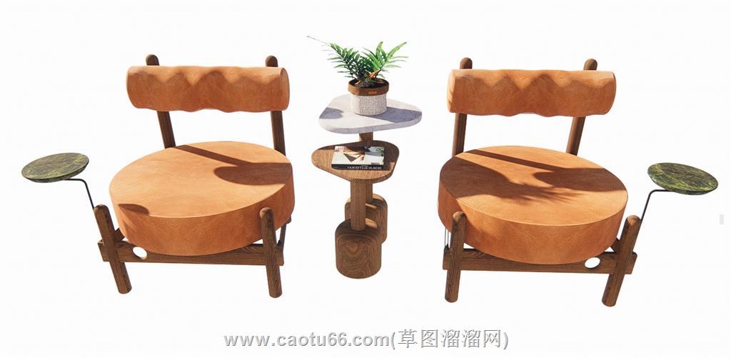 椅子座椅SU模型