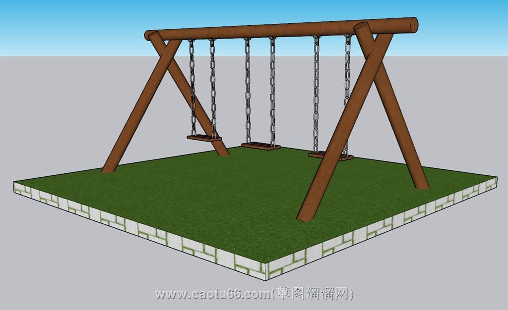 秋千椅SU模型