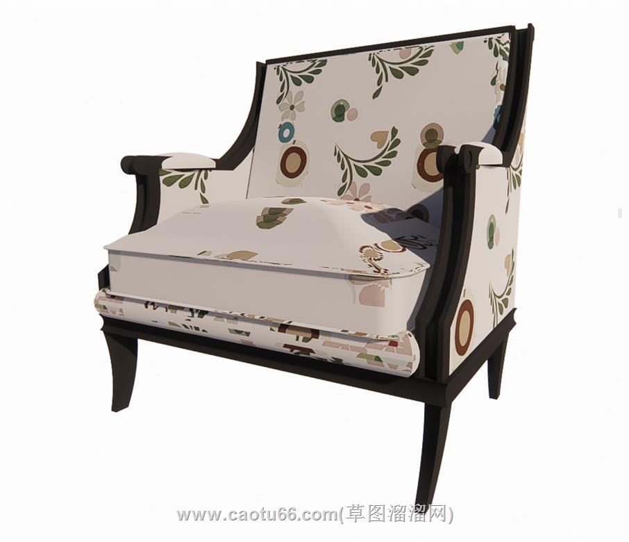 扶手椅SU模型