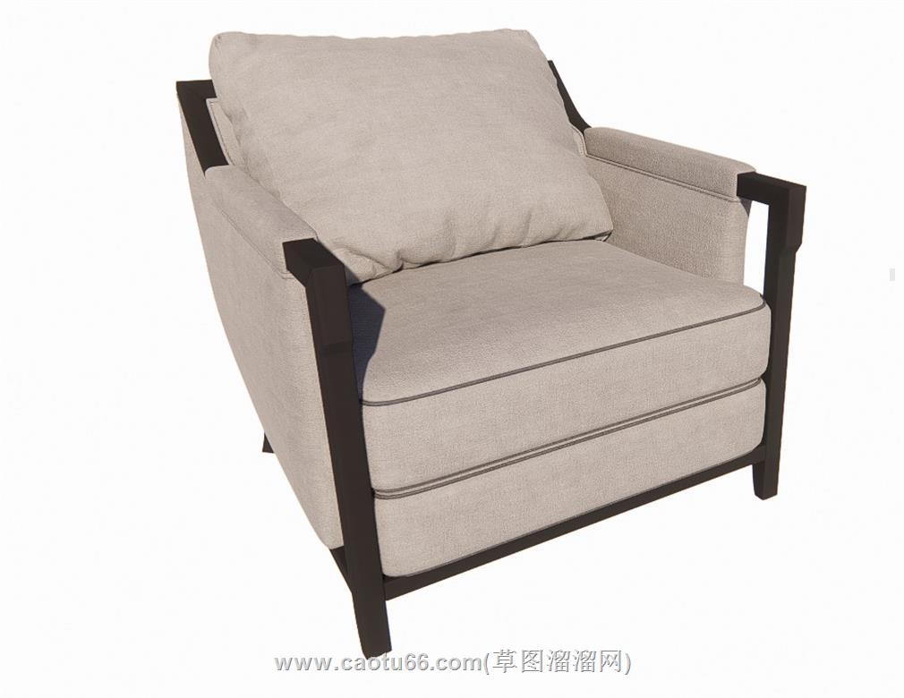 扶手椅子SU模型