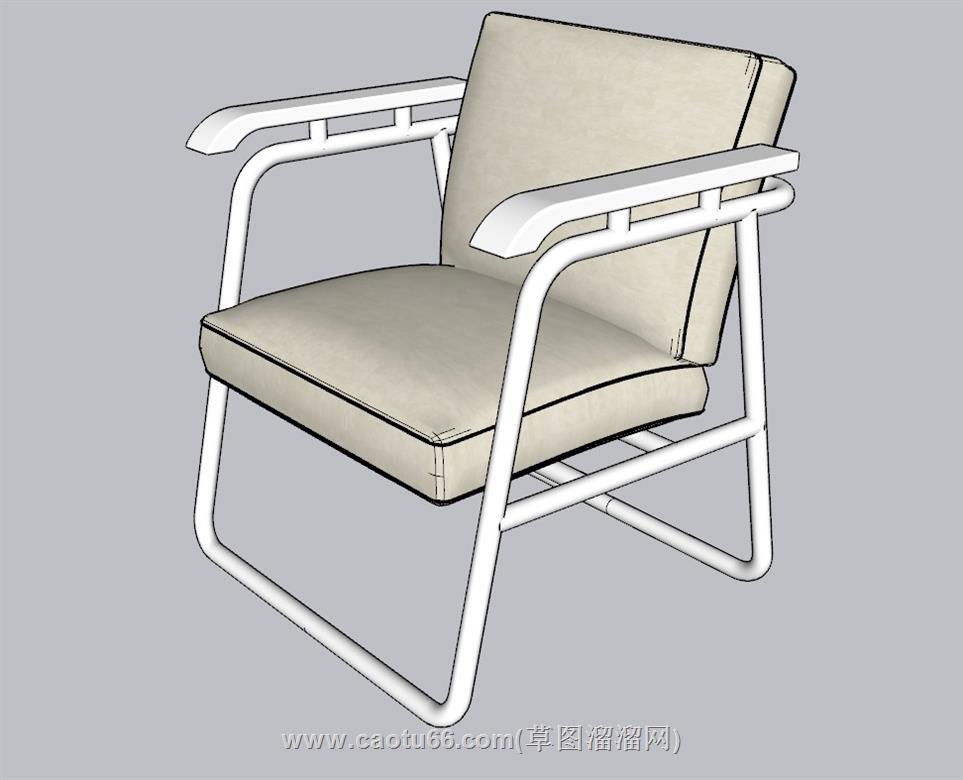 扶手椅SU模型