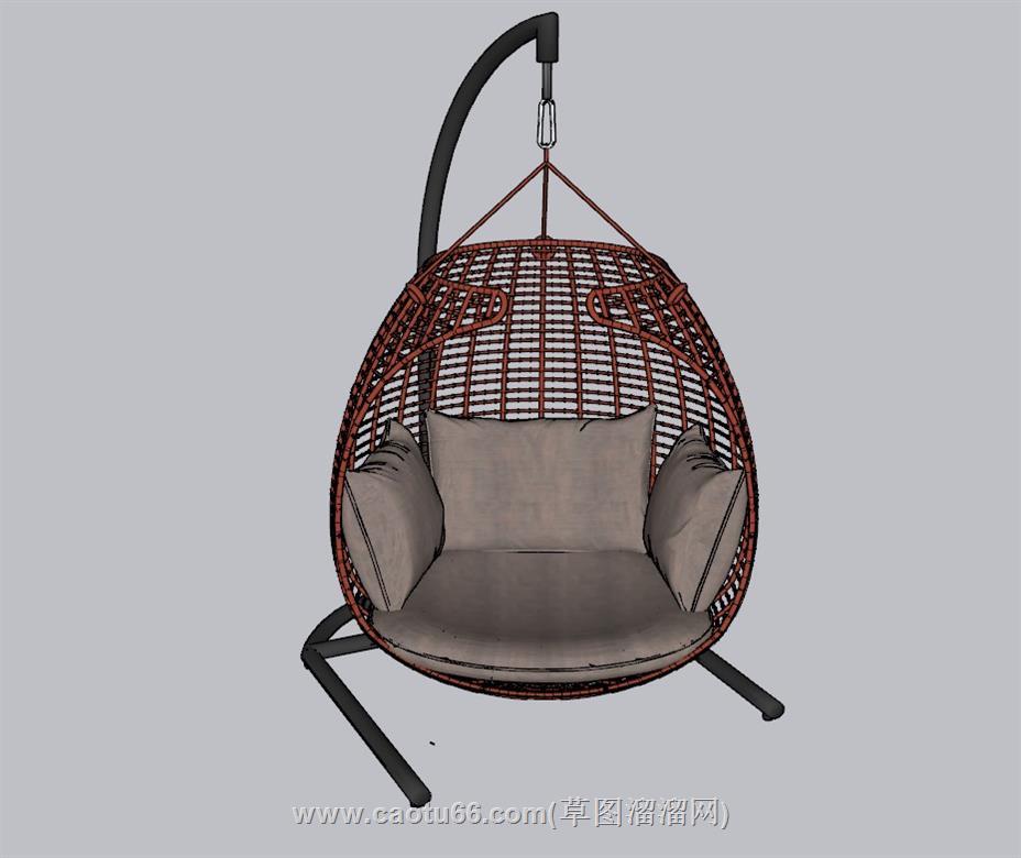吊椅SU模型