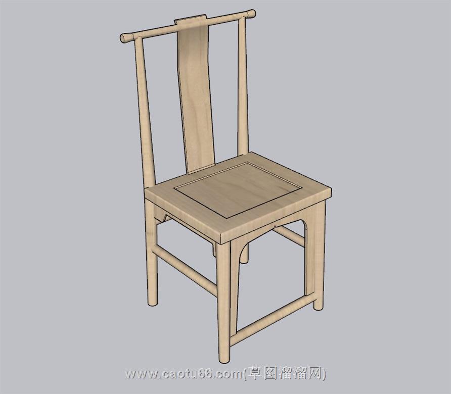 中式椅子SU模型