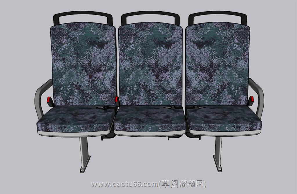 排椅SU模型