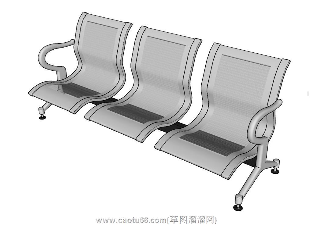 排椅SU模型