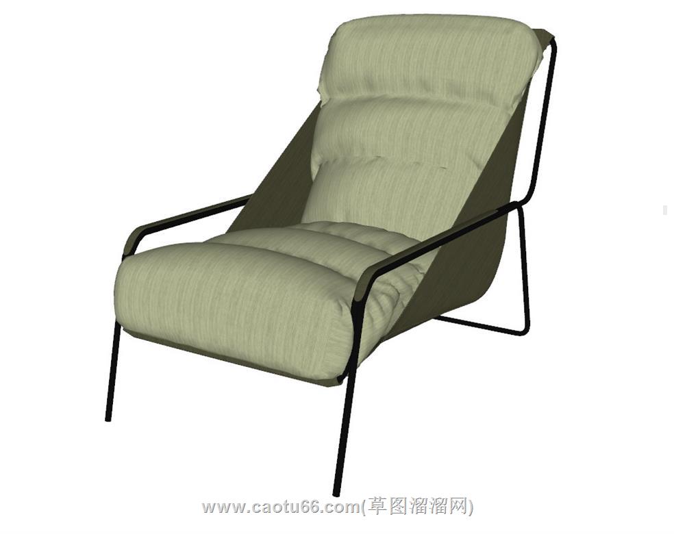 靠背椅椅子SU模型