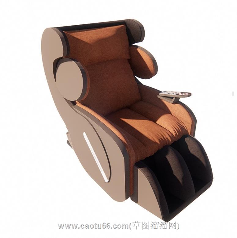 按摩椅休闲椅SU模型