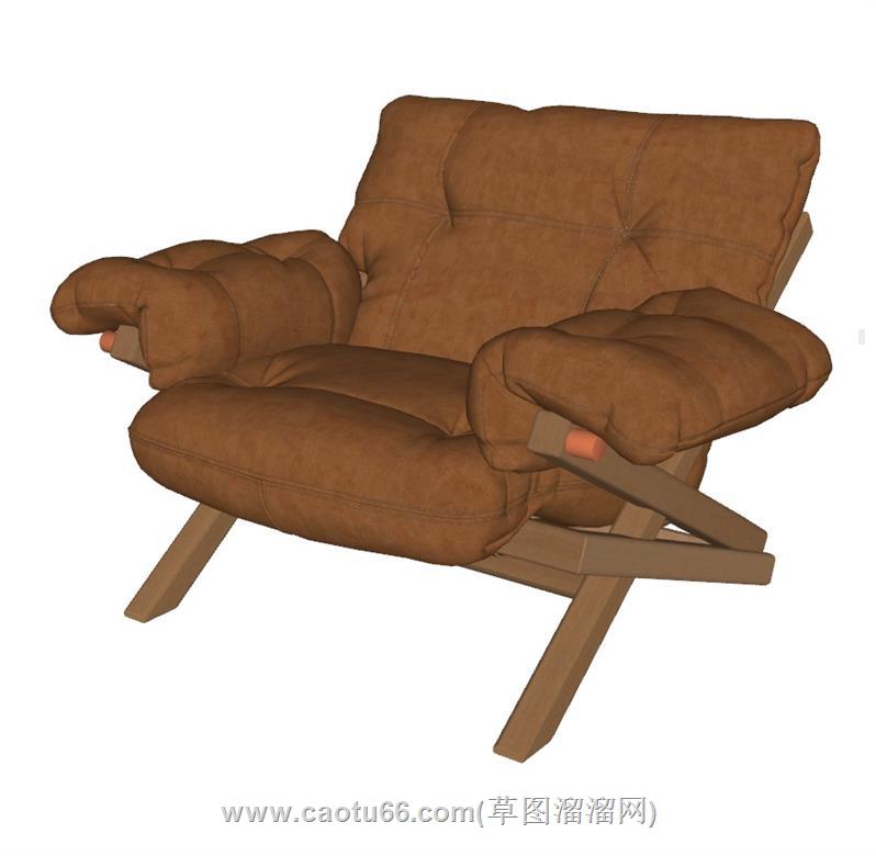 单椅沙发凳SU模型
