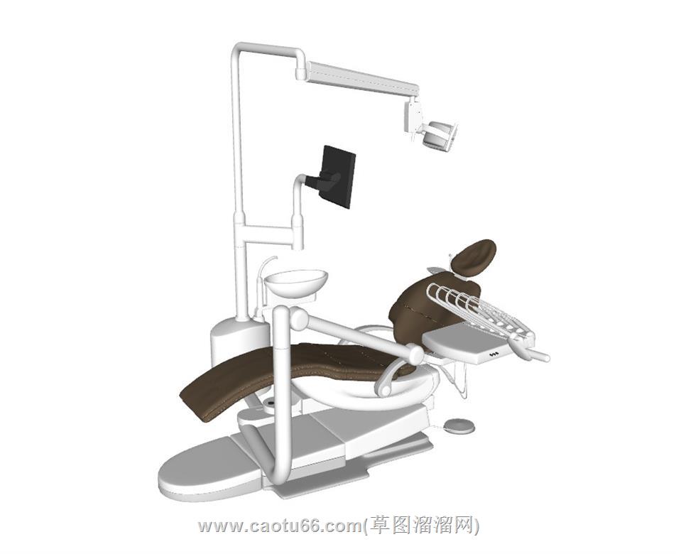 牙科治疗椅SU模型