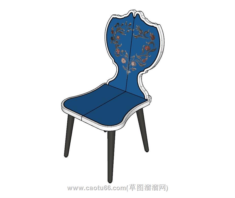 欧式椅子SU模型