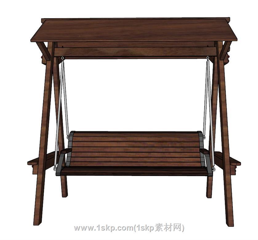 秋千椅SU模型
