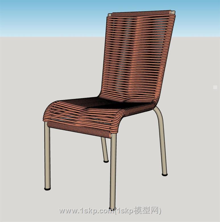 椅子藤椅SU模型
