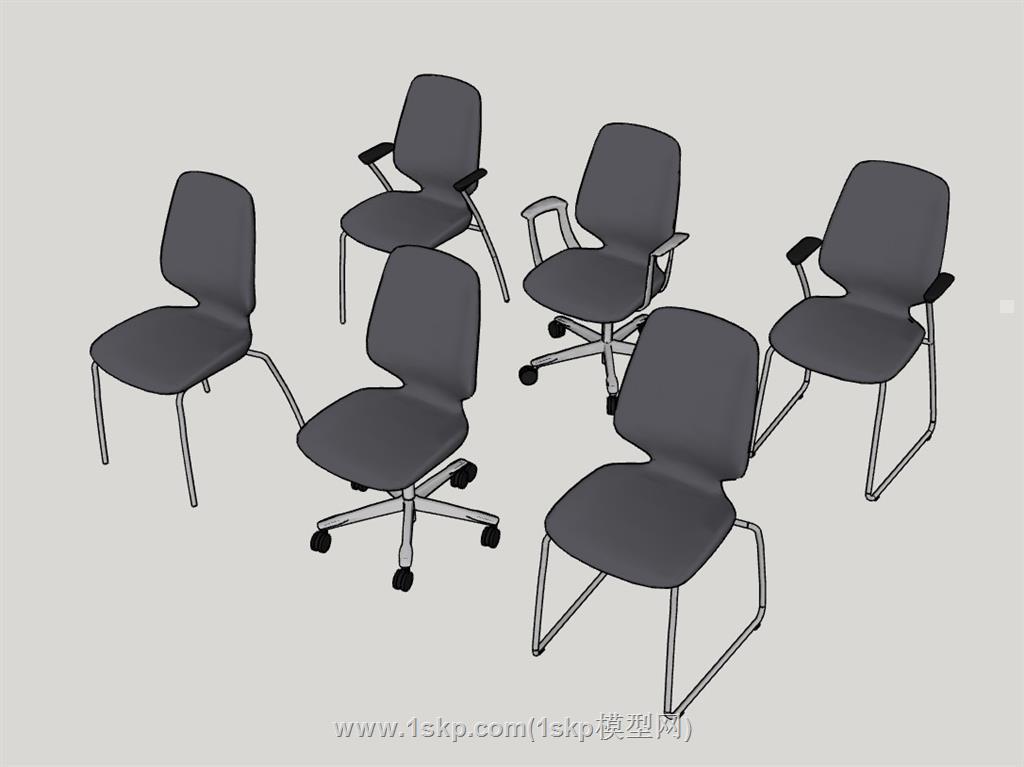 办公椅子SU模型