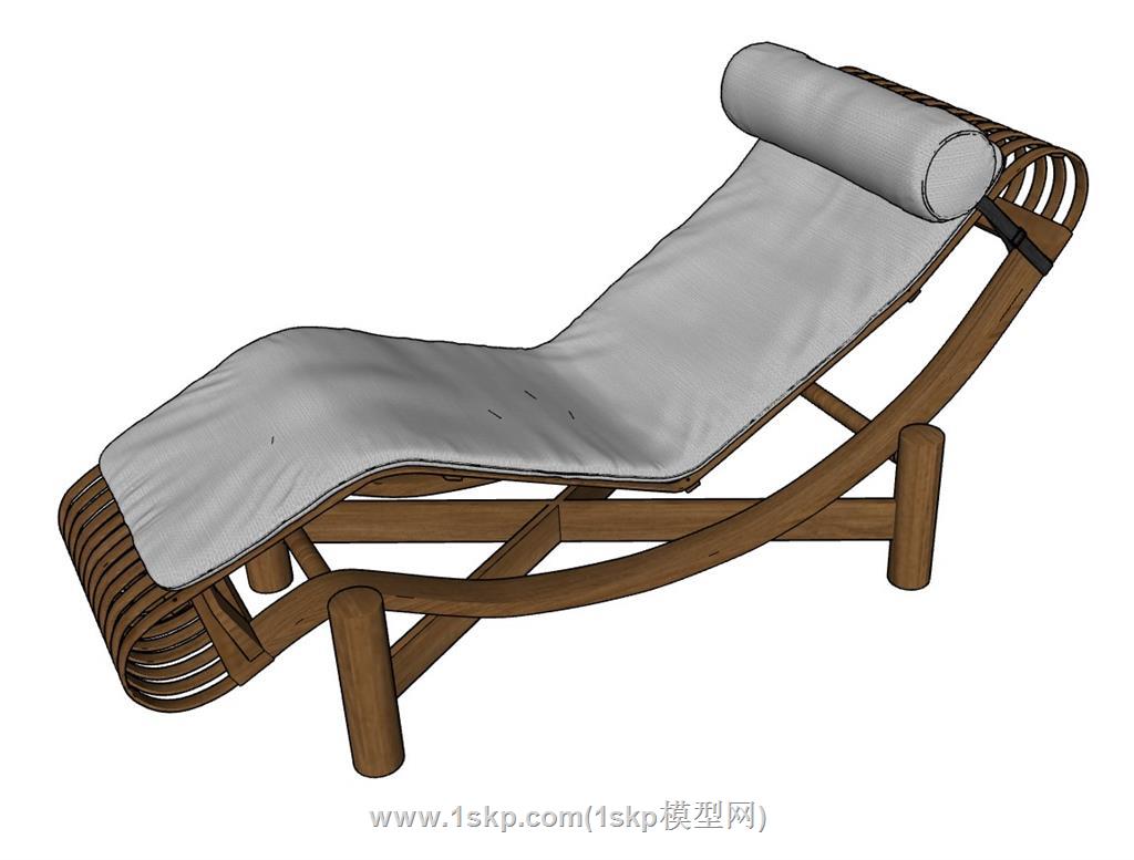 躺椅SU模型