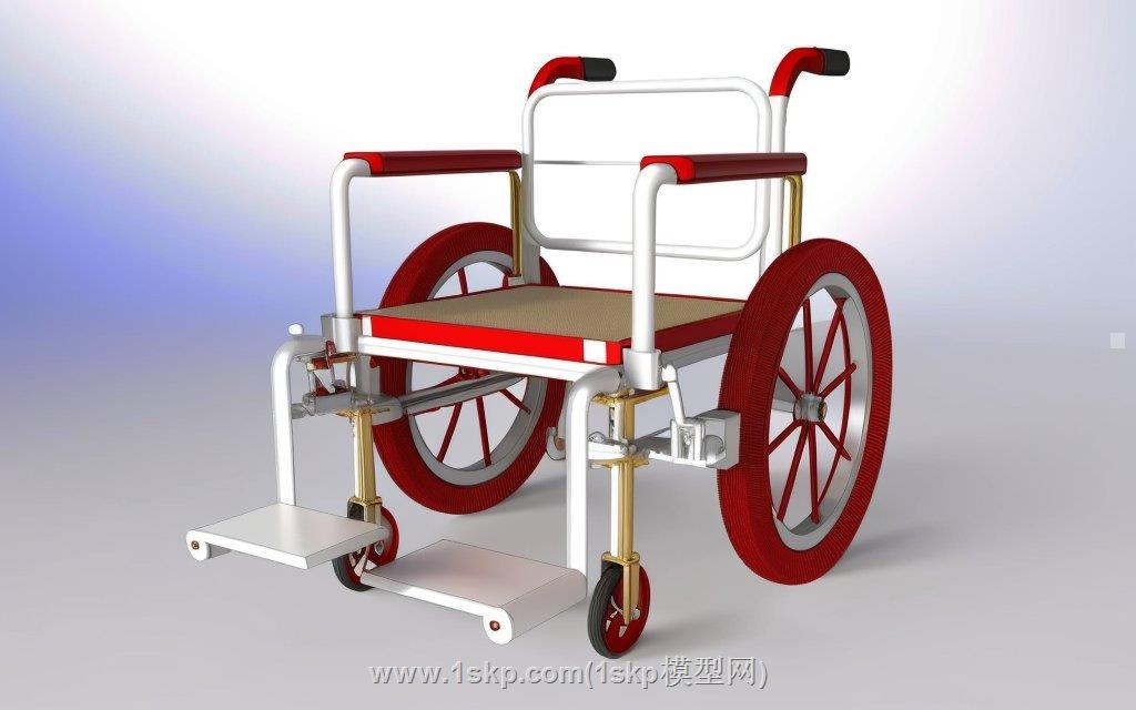 轮椅医疗器材SU模型