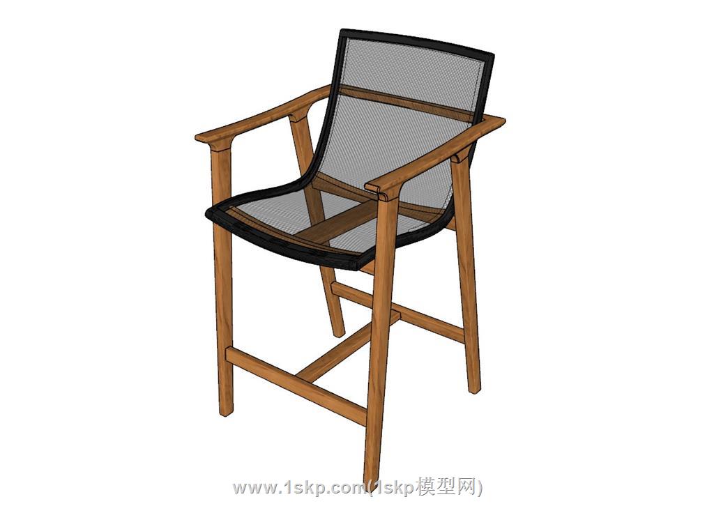 高脚椅SU模型