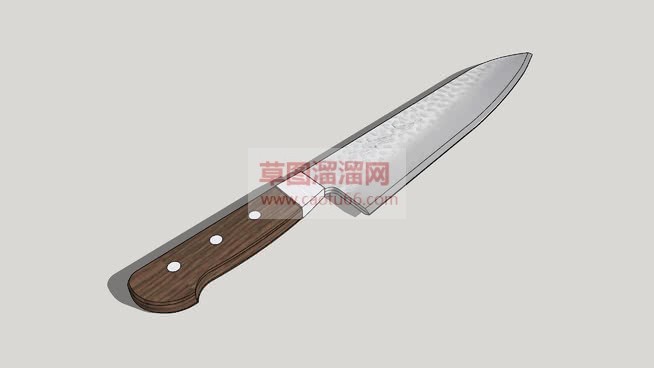 削果刀水果刀小刀SU模型