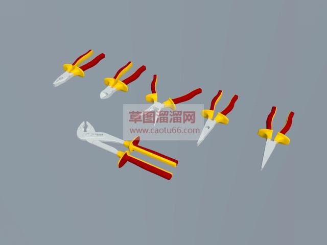 钳子工具SU模型