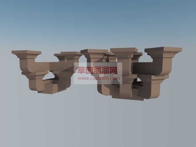 斗拱SU模型
