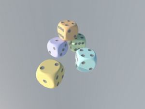 色子骰子SU模型