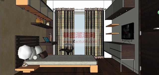 卧室卧房SU模型