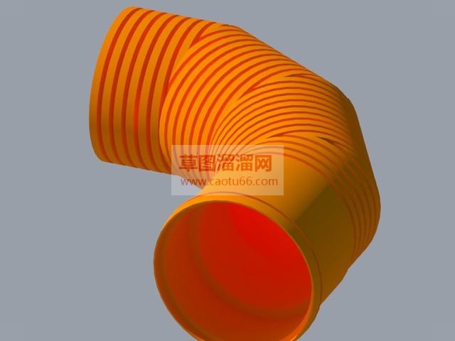 塑料烟筒管SU模型