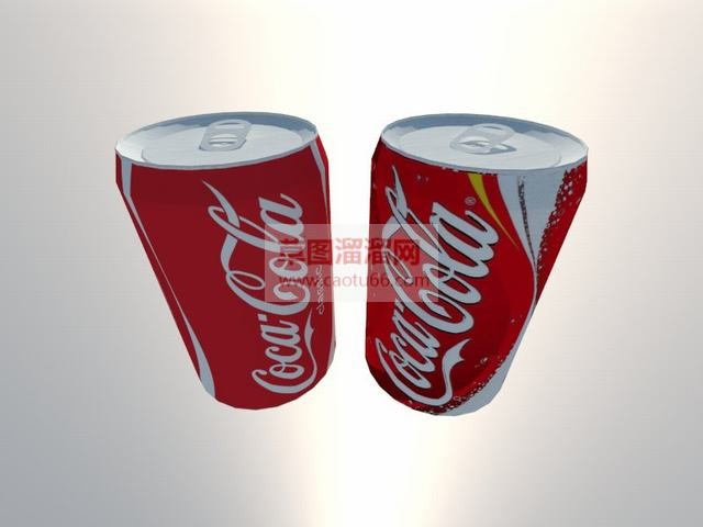 罐装可口可乐饮料SU模型