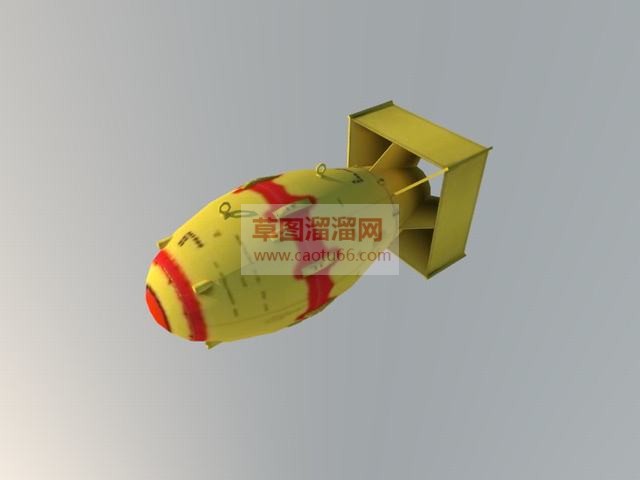 小男孩炸弹原子弹SU模型
