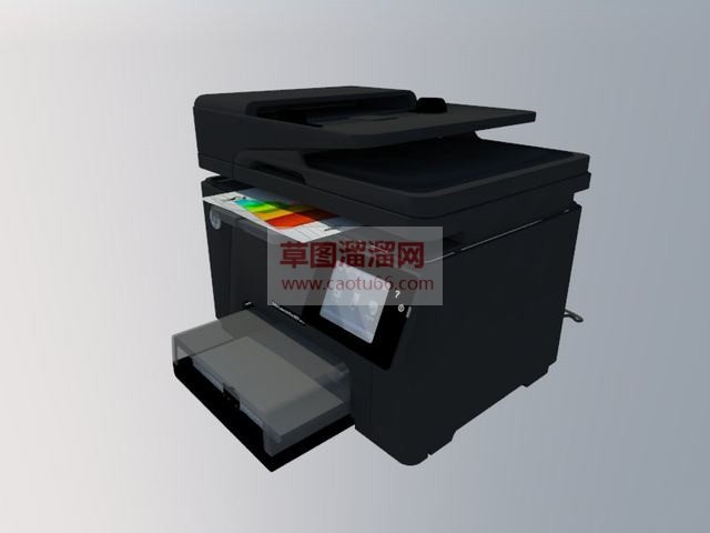 惠普一体打印机SU模型